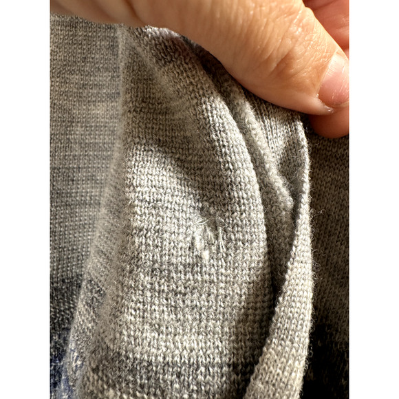 J Crew Vintage Y2K 100% Merino Wool Preppy Holiday Old Money Luxury Sweater M - Picture 10 of 11